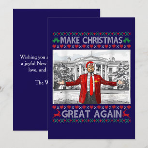 Trump Make Christmas Great Again, Funny Trump Holiday Card