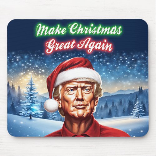 Trump _ Make Christmas Great Again Mouse Pad