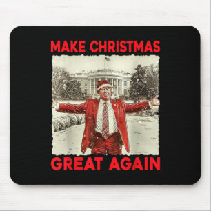 Trump Make Christmas Great Again Trump Santa Xmas  Mouse Pad