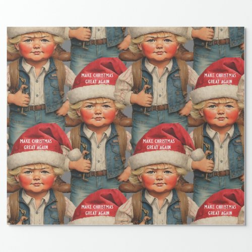 Trump Make Christmas Great Again Wrapping Paper