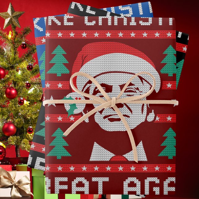 Trump Make Christmas Great Again  Wrapping Paper Sheets (Creator Uploaded)