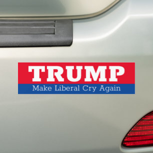 Trump Make Liberal Cry Again  Bumper Sticker