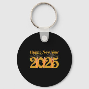 Trump Make New Year Great Again Happy New Year 202 Keychain