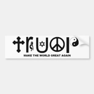 Trump Make the World Great Again Bumper Sticker