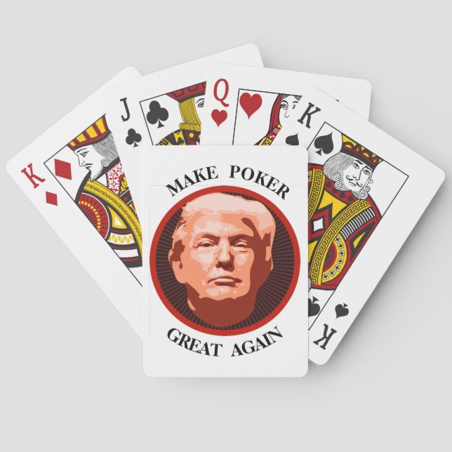 Trump Making It Great Again Poker Cards (Back)