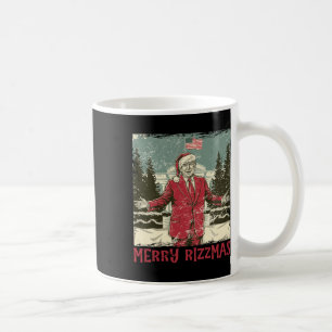 Trump Merry Rizzmas Funny Humorous Trump Dance Chr Coffee Mug