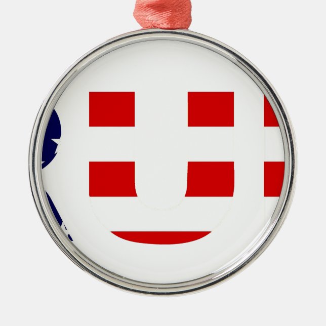 trump metal ornament (Front)