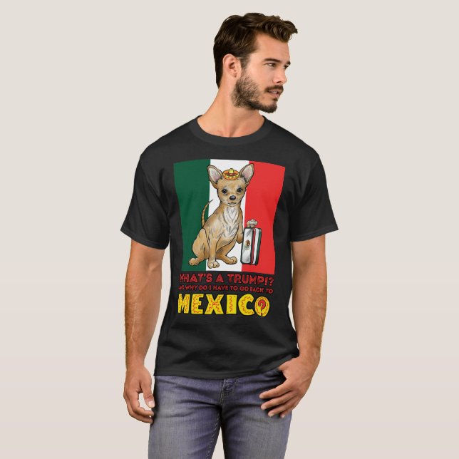 Trump Mexican immigration tee shirt (Front Full)