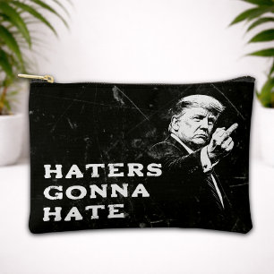 Trump Middle Finger 2026 Meme Funny Accessory Pouch