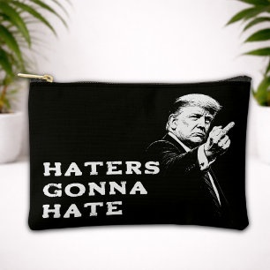 Trump Middle Finger 2026 Meme Funny Accessory Pouch