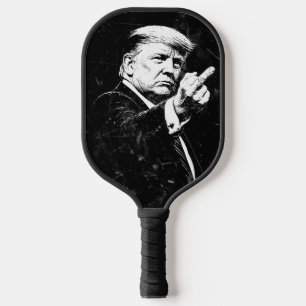 Trump Middle Finger 2026 Meme Funny Carbon Fiber Pickleball Paddle