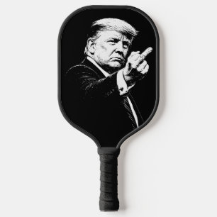 Trump Middle Finger 2026 Meme Funny Carbon Fiber Pickleball Paddle