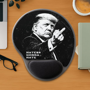 Trump Middle Finger 2026 Meme Funny Gel Mouse Pad