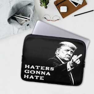 Trump Middle Finger 2026 Meme Funny Laptop Sleeve