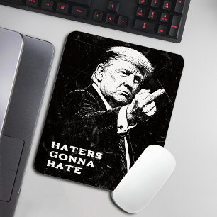 Trump Middle Finger 2026 Meme Funny Mouse Pad