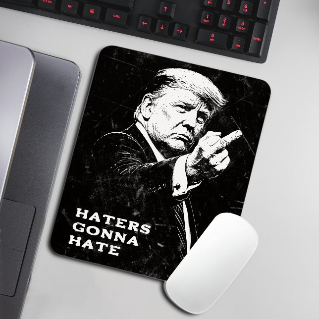 Trump Middle Finger 2026 Meme Funny Mouse Pad (Creator Uploaded)