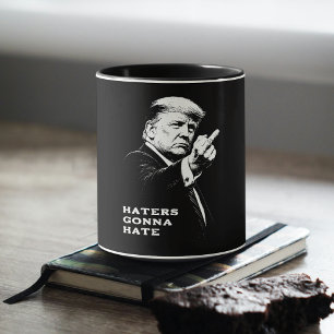 Trump Middle Finger 2026 Meme Funny Mug