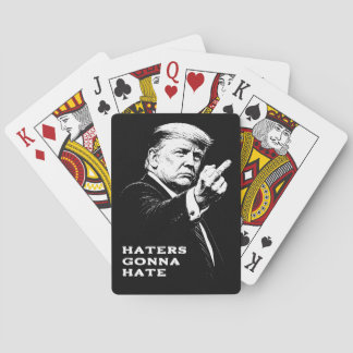 Trump Middle Finger 2026 Meme Funny Poker Cards