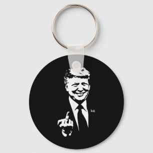 Trump Middle Finger, Trump Fu 2024, Trump For Pres Keychain
