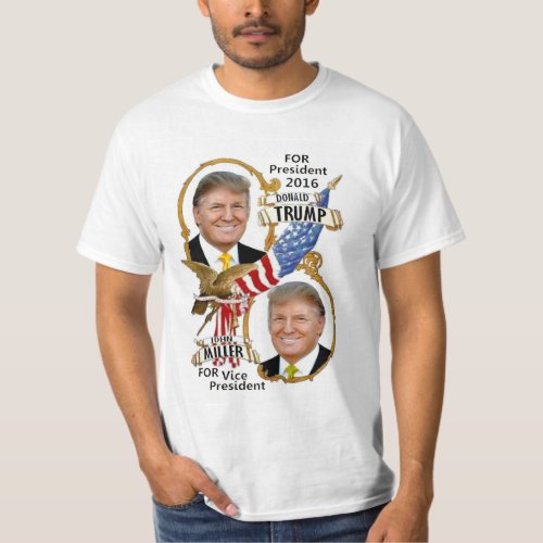 Trump  Miller in 2016 T_Shirt