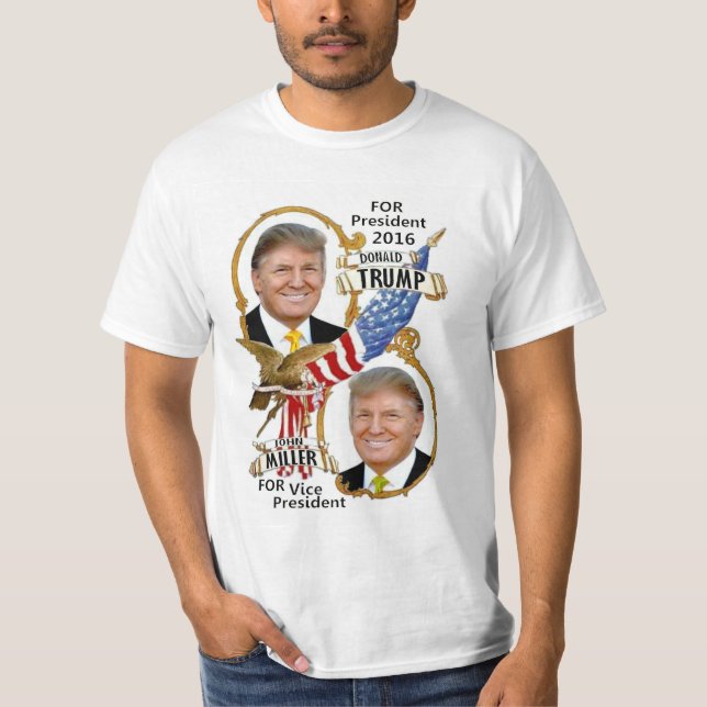 Trump / Miller in 2016 T-Shirt (Front)