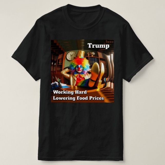 Trump - Mockery Cartoon T-Shirt (Design Front)