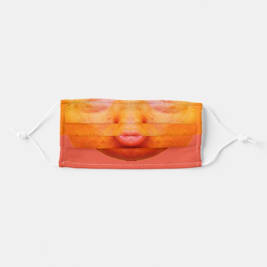 TRUMP MOUTH ADULT CLOTH FACE MASK (Front, Folded)