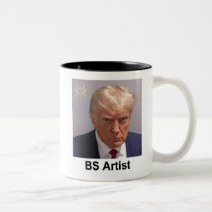 Trump Mug "BS Artist" mugshot