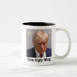Trump Mug "One Ugly Mug" mugshot