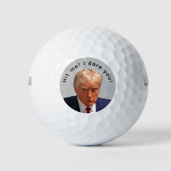 Trump Mug Personalize Golf Balls by BostonRookie at Zazzle