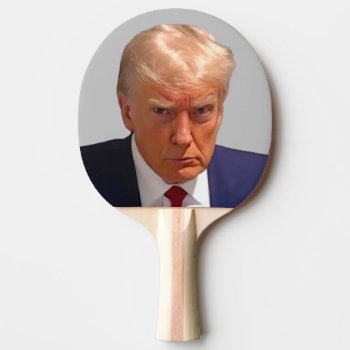Trump Mug Ping Pong Paddle by BostonRookie at Zazzle