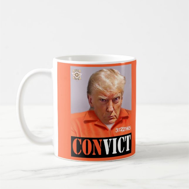 Trump MUG-Shot — Coffee Mug (Left)