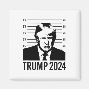 Trump Mugshot 2024 President  Magnet