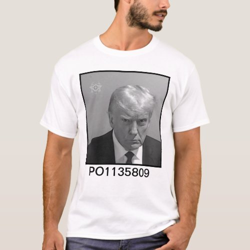 Trump Mugshot McCain Quote T_Shirt