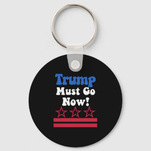 Trump Must Go2 Keychain
