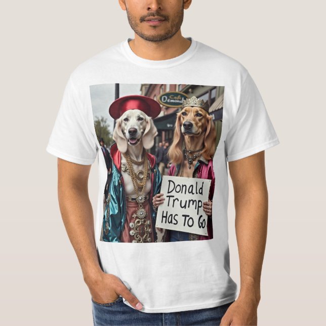 Trump must Go DEI political T-Shirt (Front)