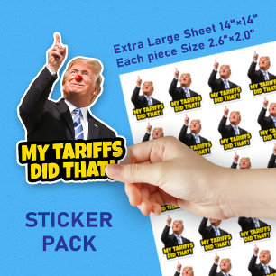 Trump My tariffs did that funny anti trump   Sticker