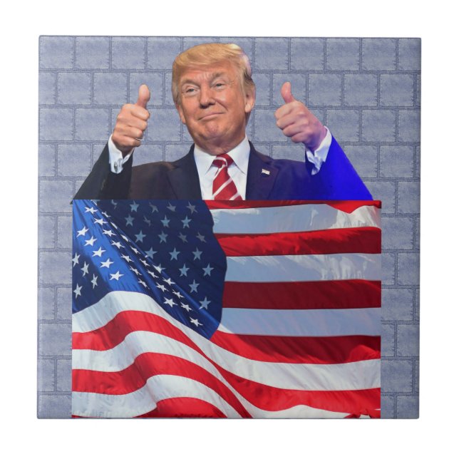 TRUMP N CERAMIC TILE (Front)