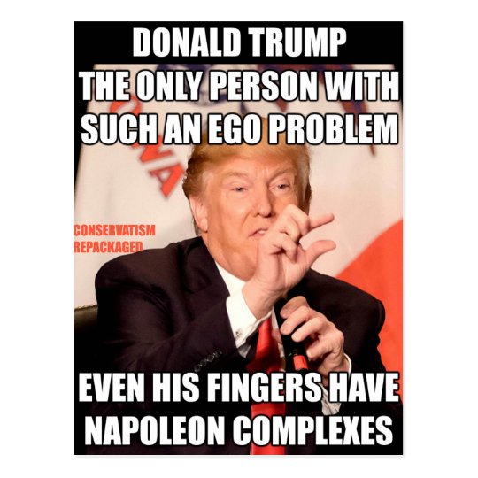 Trump Napoleon Complex Postcard | Zazzle.com