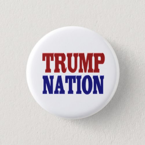 Trump Nation red blue Button