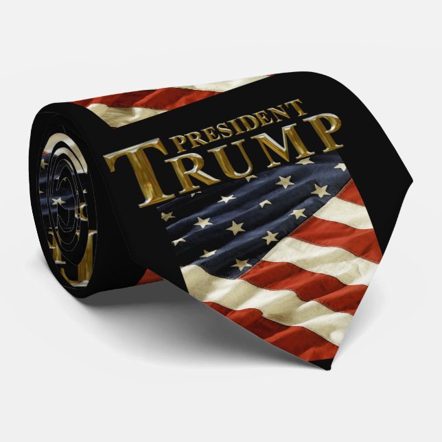 TRUMP NECK TIE (Rolled)