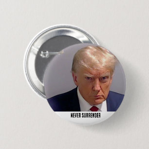 Trump Never Surrender Button