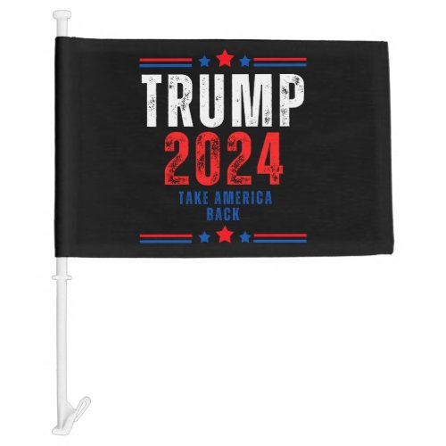 Trump Never Surrender Car Flag