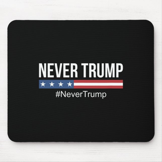 Trump - #nevertrump -  mouse pad (Front)