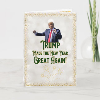 Trump New Year's Card | Funny Trump Card