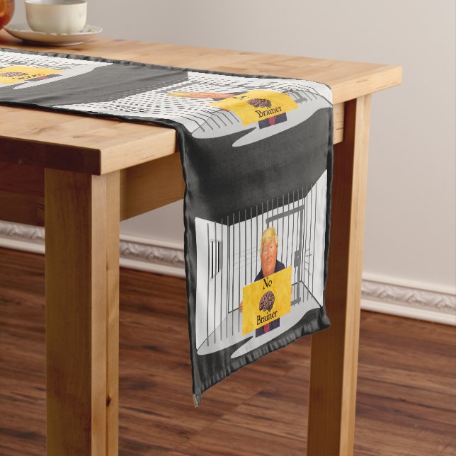 Trump No Brainer Table Runner (In Situ)