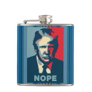 Trump Nope Flask