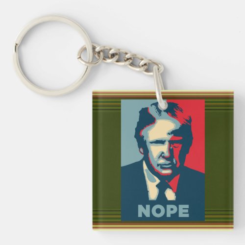 Trump Nope Keychain