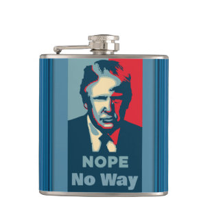 Trump Nope No Way Flask