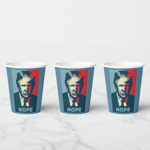 Trump Nope Paper Cup